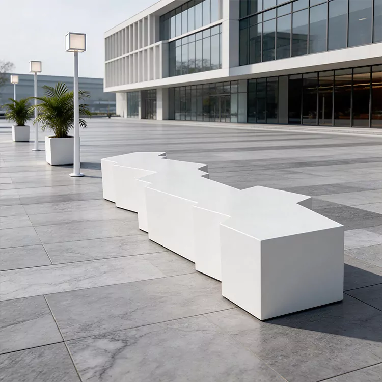 All Weather FRP Bench Indoor Outdoor Commercial Seating